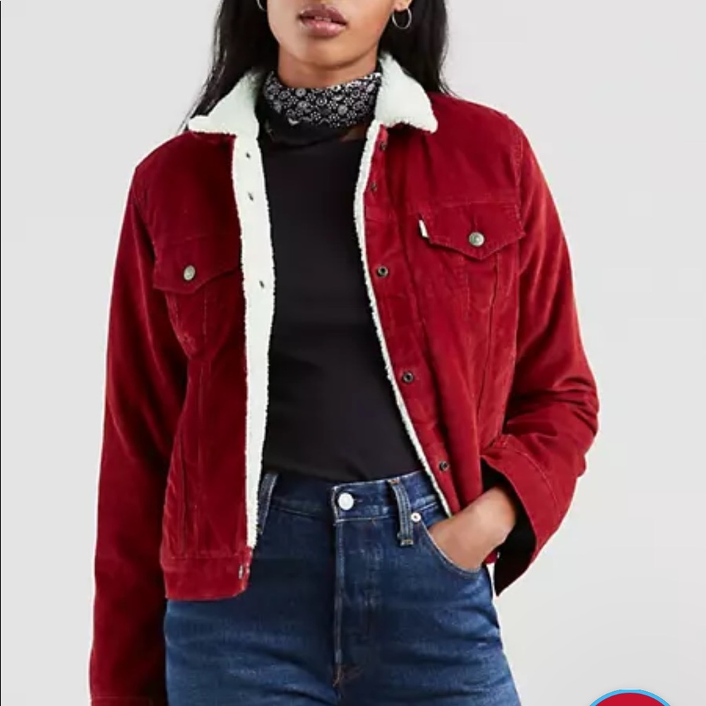 Levi’s corduroy sherpa jacket
